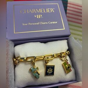 Bomb Party Gold Ciao Bella Charmelier Bracelet